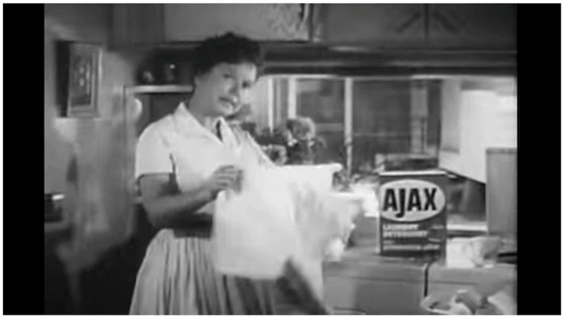 Ajax Laundry Detergent Ad