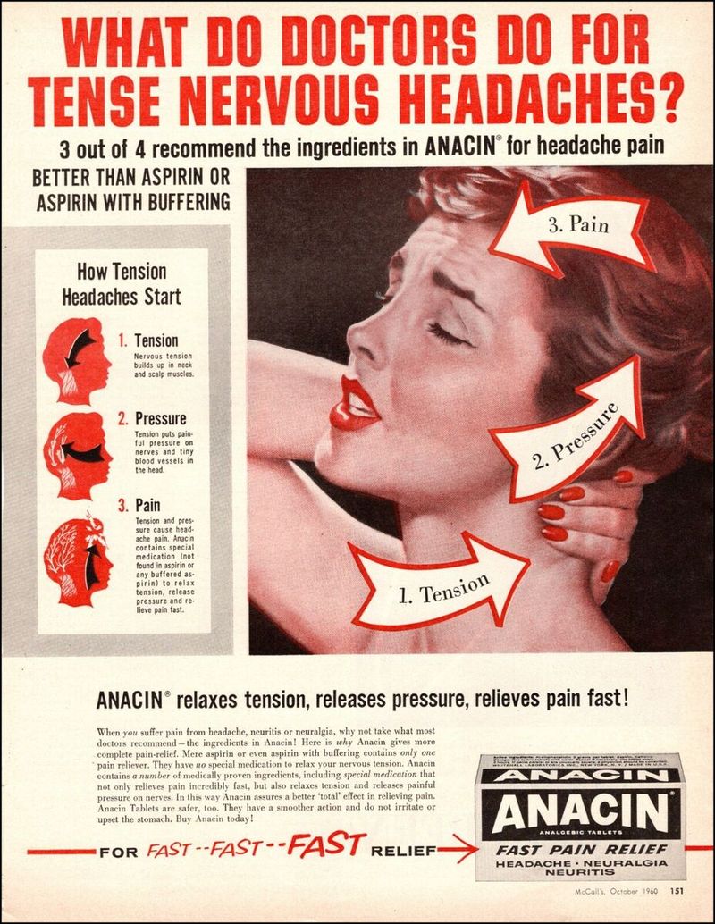 Anacin Headache Medicine Ad