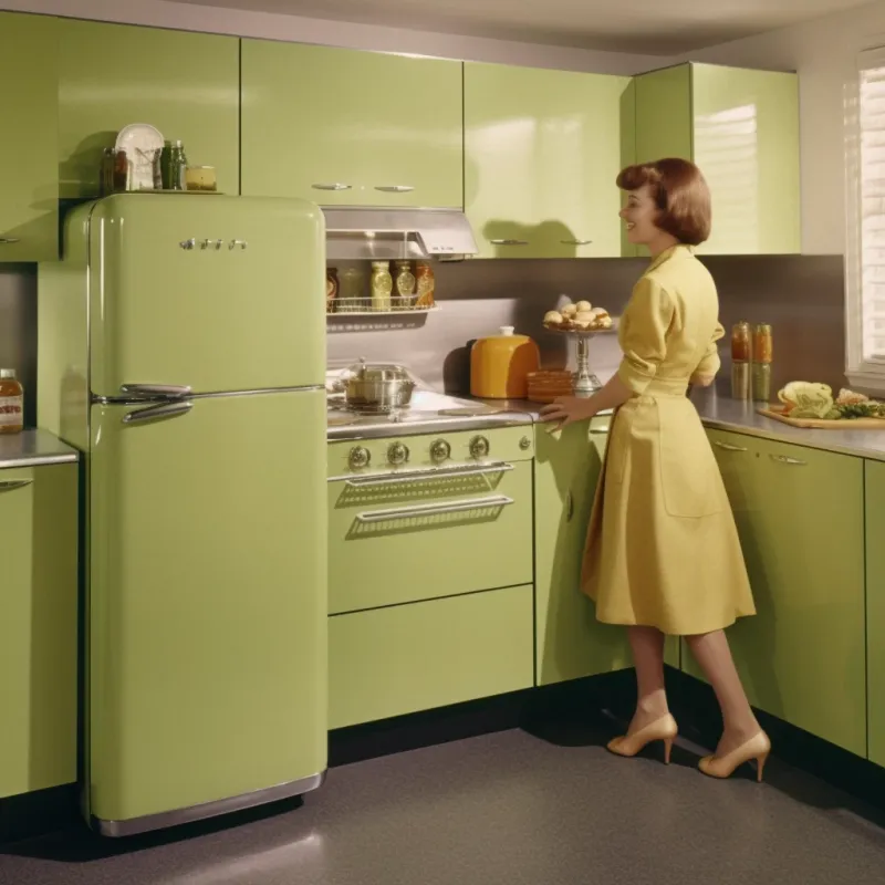 Avocado-Colored Appliances