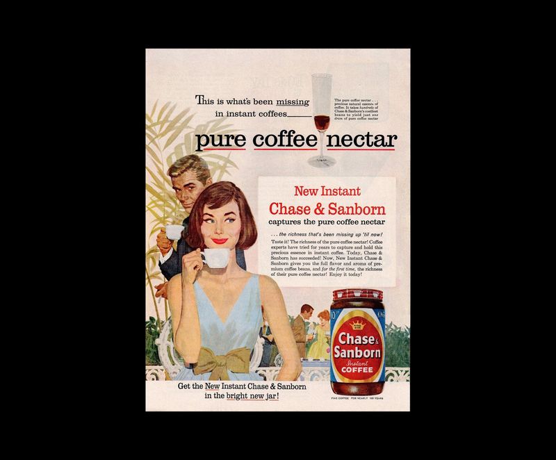 Chase & Sanborn Coffee Ad