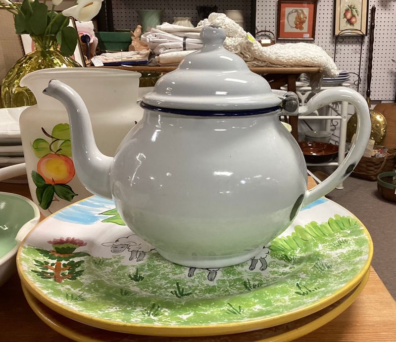 Enamelware Teapot