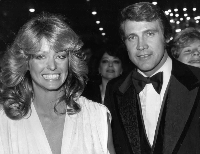 Farrah Fawcett and Lee Majors