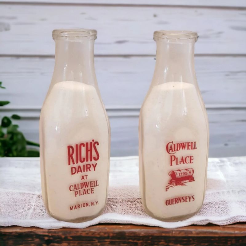 Glass Milk Bottles