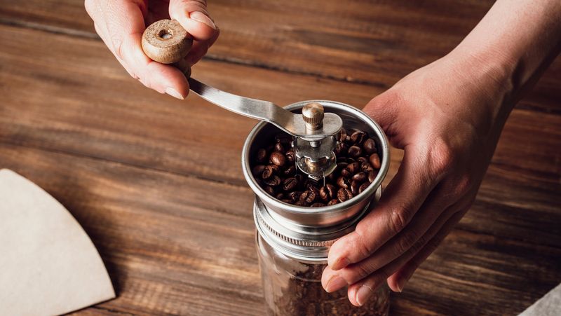 Grinding Coffee by Hand