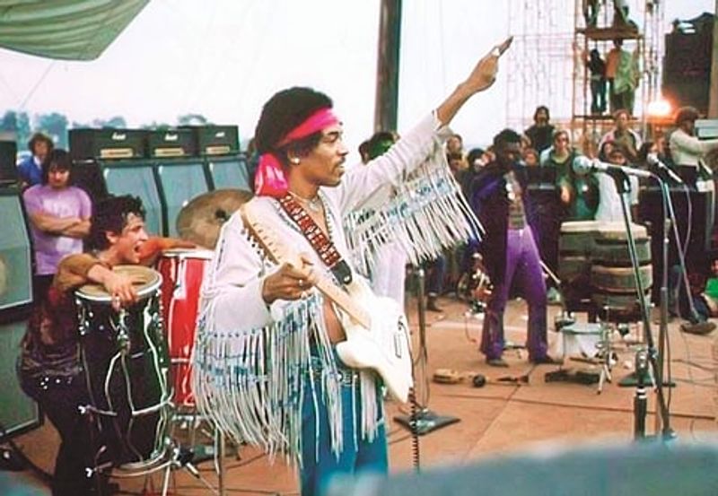 Jimi Hendrix at Woodstock (1969)