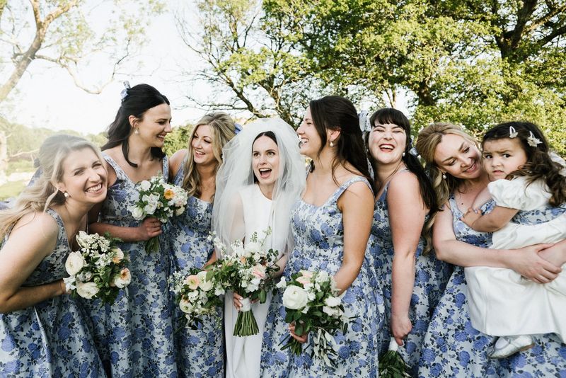 Matching Bridesmaid Dresses