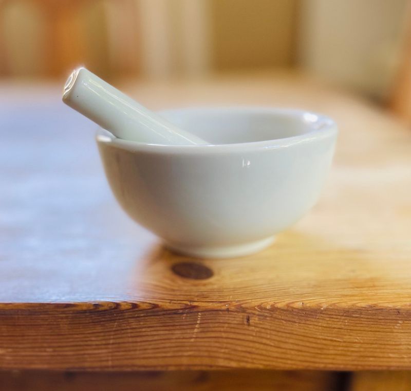 Porcelain Mortar and Pestle