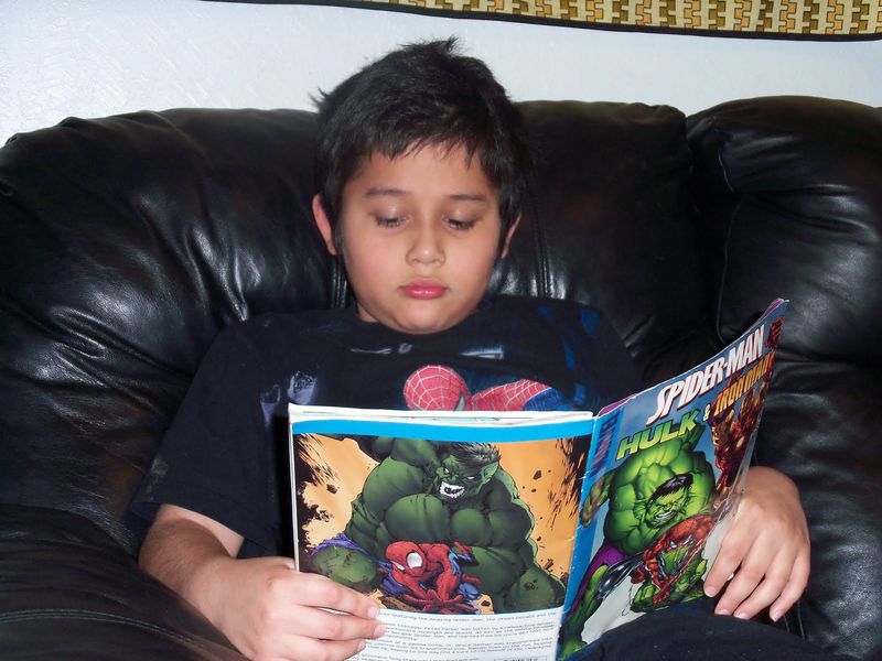 Reading Comic Books