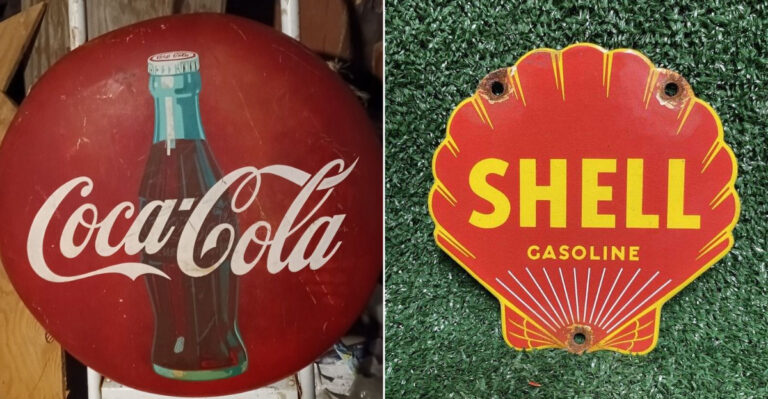 13 Valuable Vintage Advertising Signs Many Boomers Probably Have in Their Garage