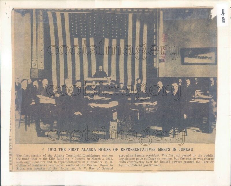 Alaska Territorial Legislature, 1913