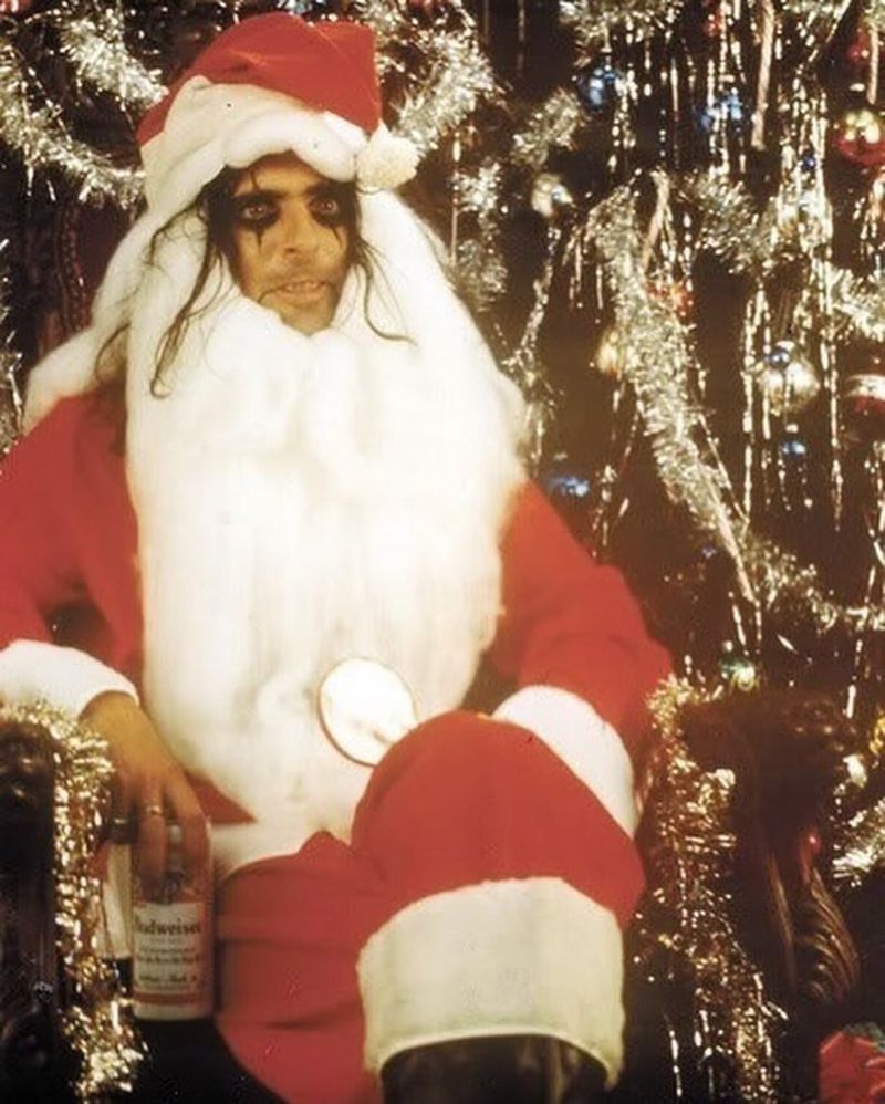 Alice Cooper as Santa, 1970s