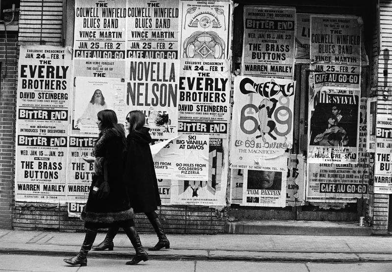 Bleecker Street, Greenwich Village, 1965