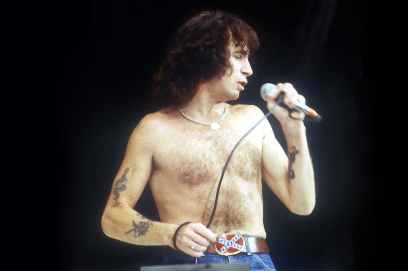 Bon Scott of AC/DC, 1979