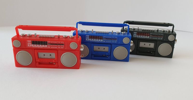 Boom Boxes (Early Cassette Player Models)