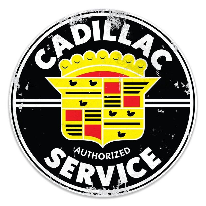 Cadillac Authorized Service Signs