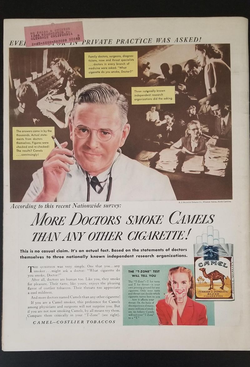 Camel Cigarettes: More Doctors Smoke Camels