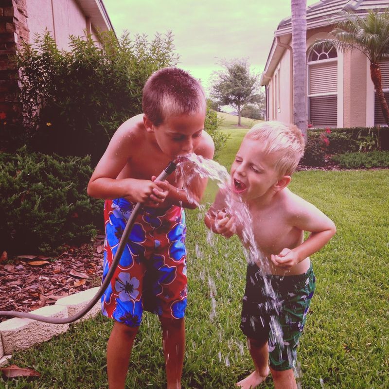 Drinking from the Garden Hose