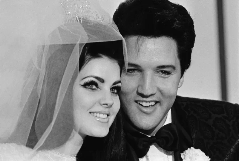 Elvis Presley and Priscilla Presley