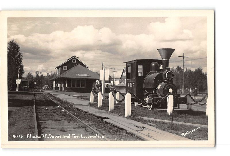 Fairbanks Train Station, 1915