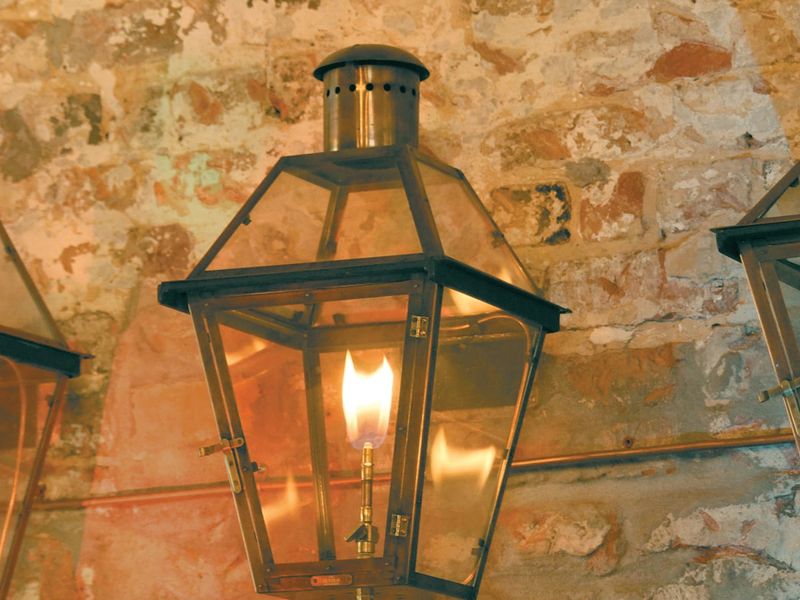 Gas Lantern Porch Light