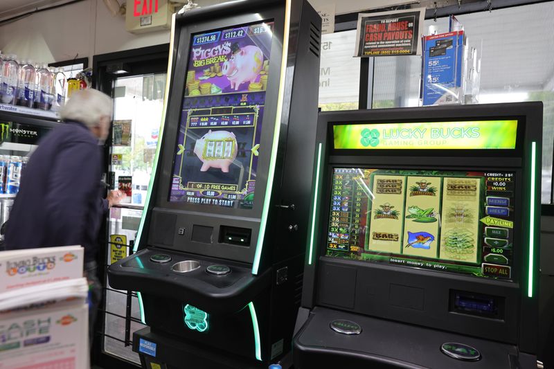 Gas pumps were designed like slot machines