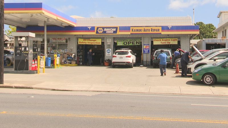 Gas stations offered basic car repairs