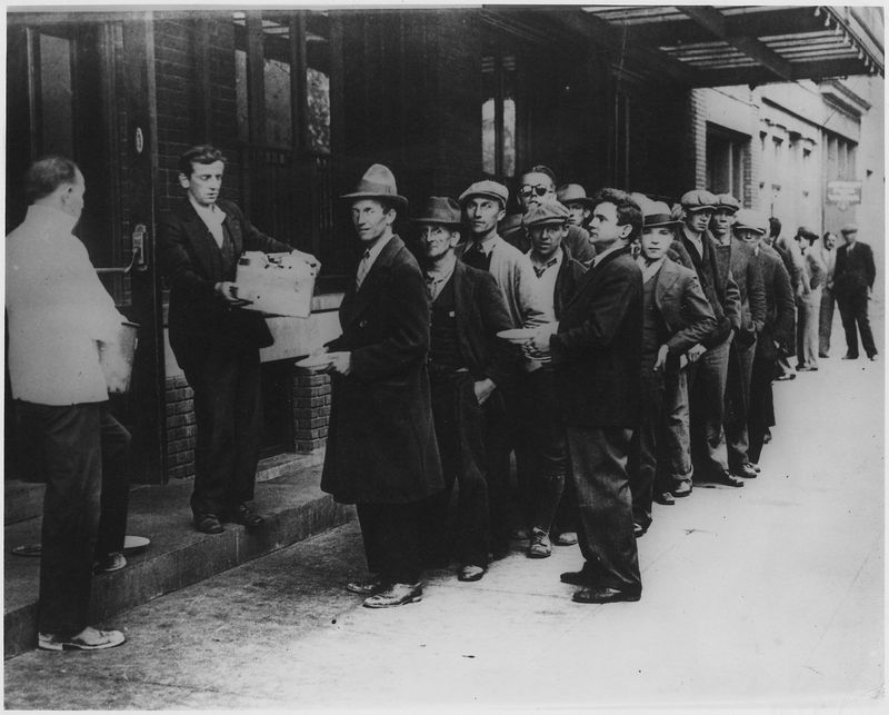 Great Depression Breadline, 1932