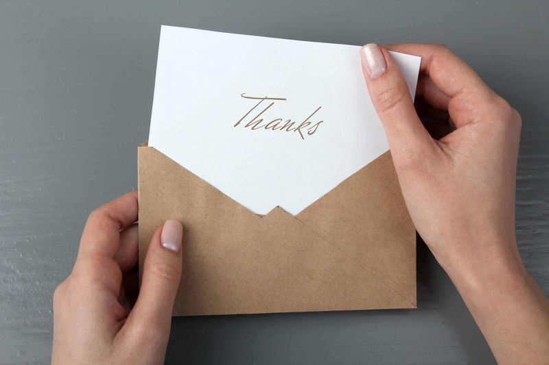 Handwritten Thank-You Notes Were Required for Everything