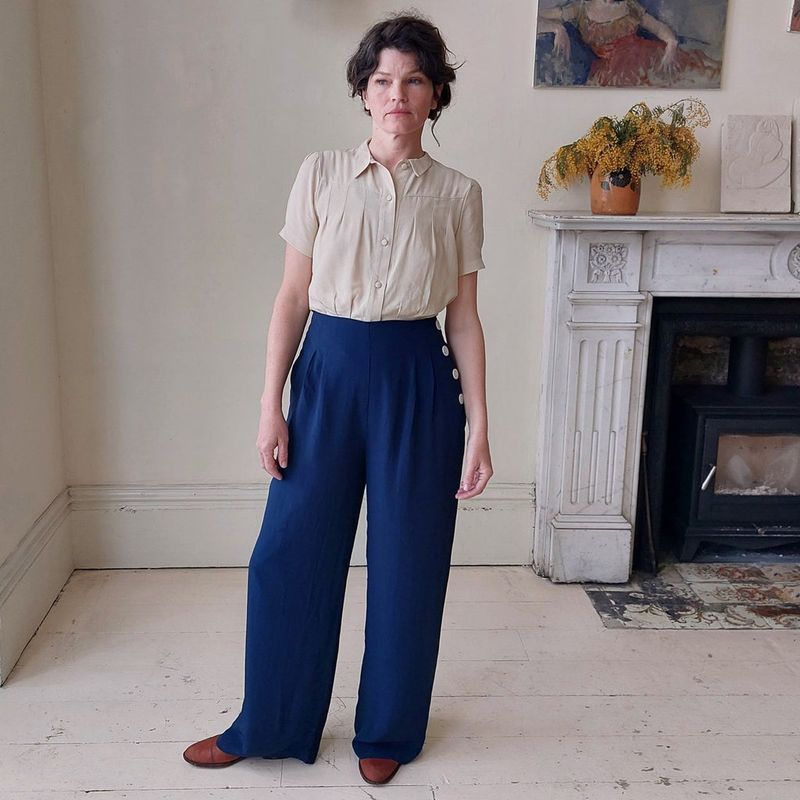 High-Waisted Trousers