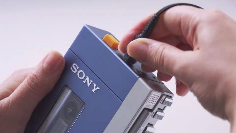 Holding the Walkman at the Perfect Angle to Keep It from Skipping