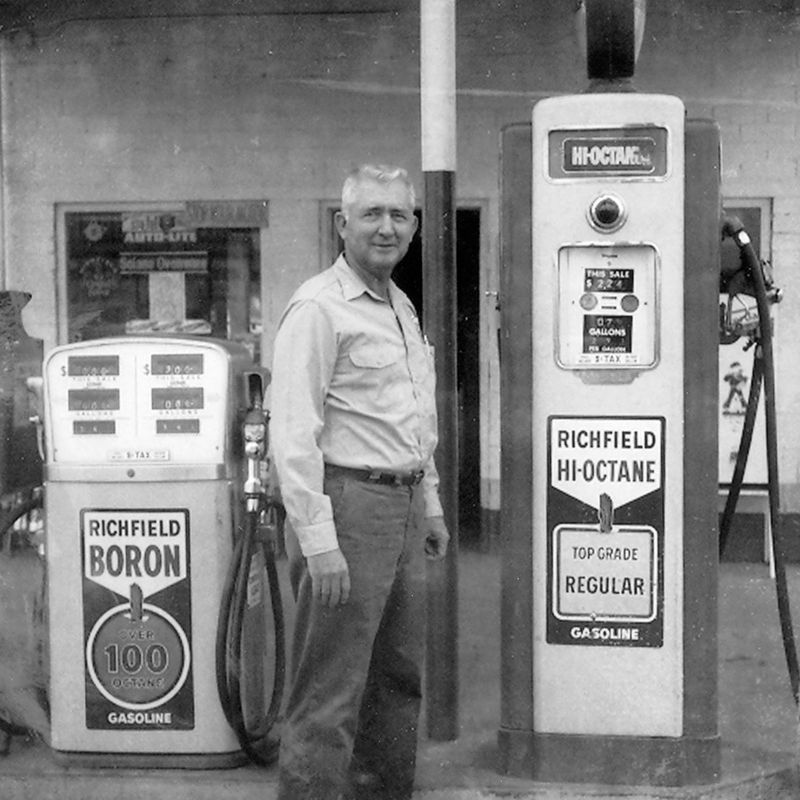 In the 1940s families owned gas stations