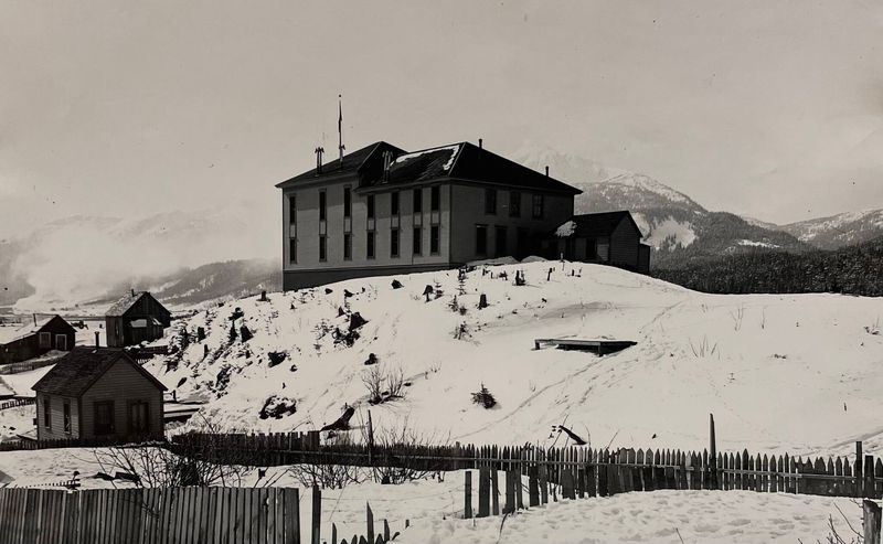 Juneau's First Schoolhouse, 1895