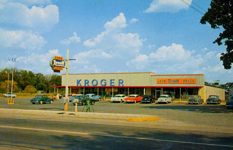 Kroger: 1940s Storefront in Whitmore Lake, Michigan