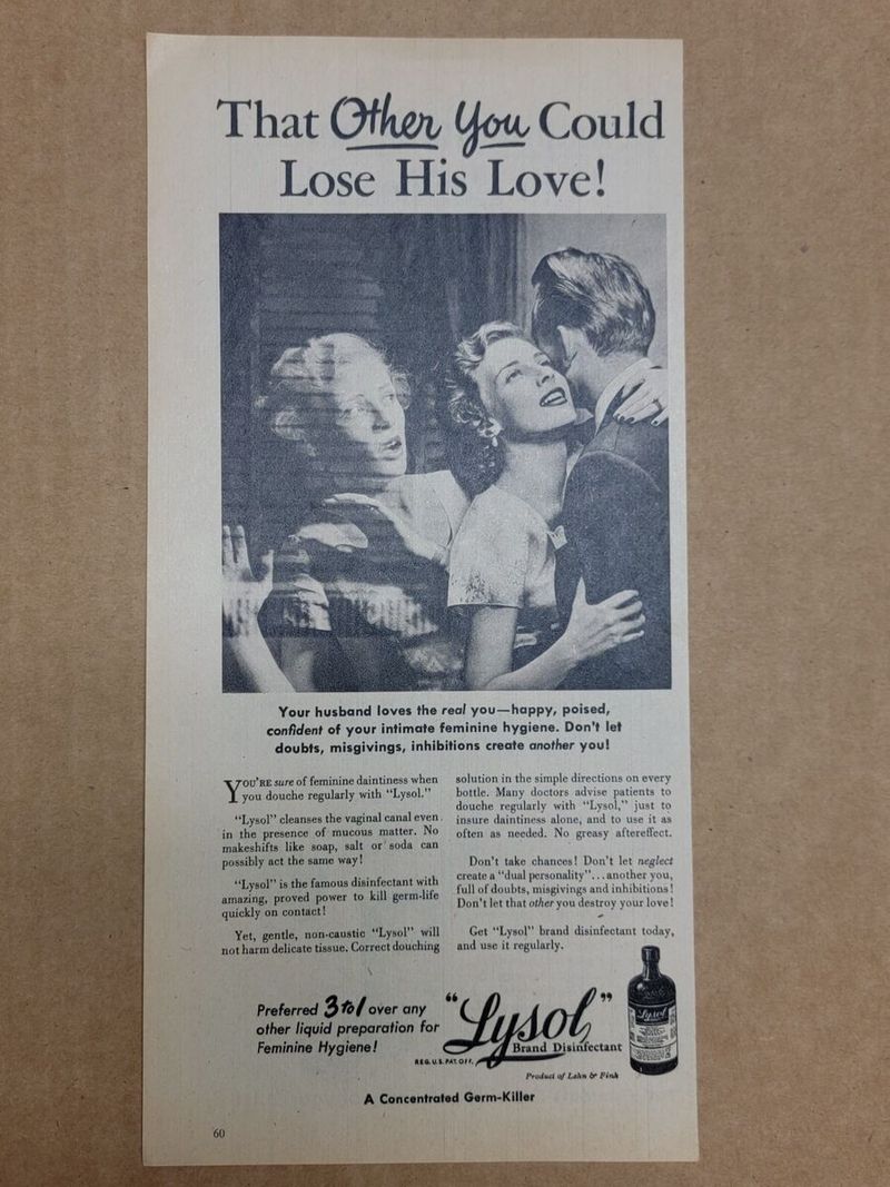 Lysol: Feminine Hygiene Product of the 1920s