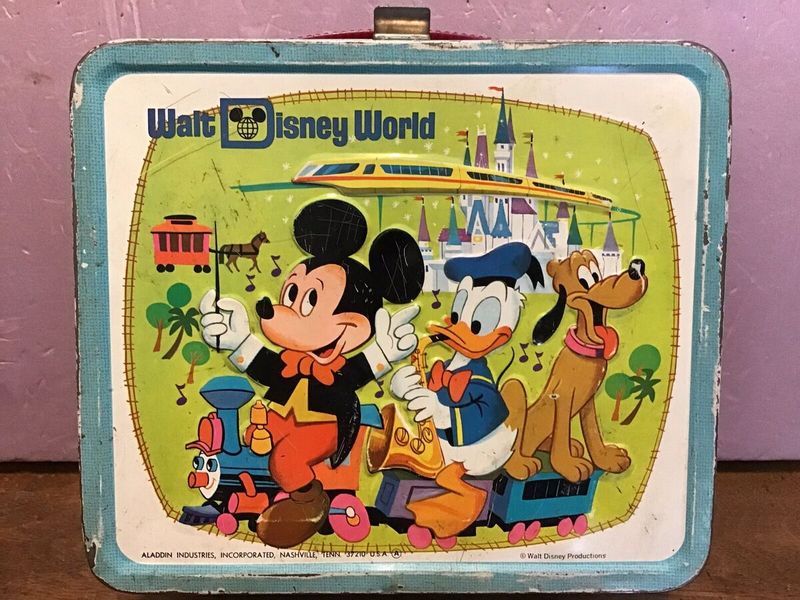 Metal Lunch Boxes with Cartoon Characters