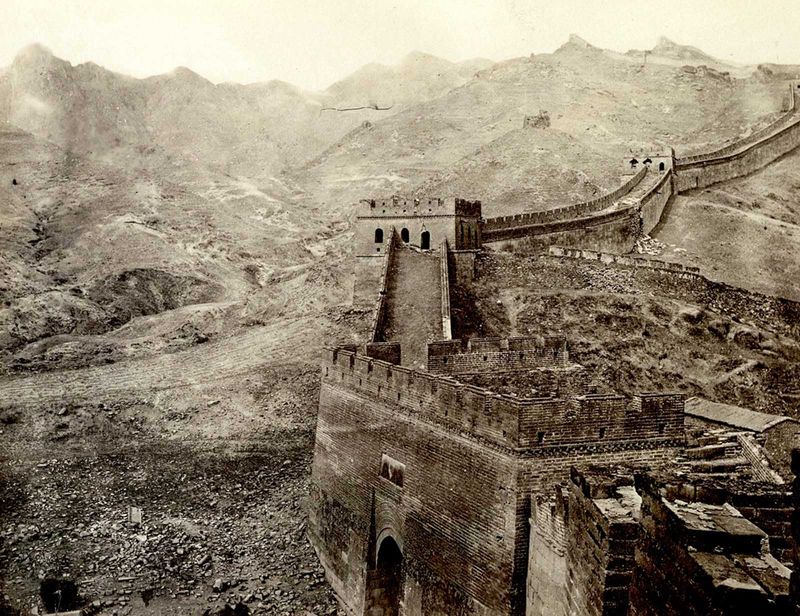 Nankou Pass, Great Wall of China, 1870