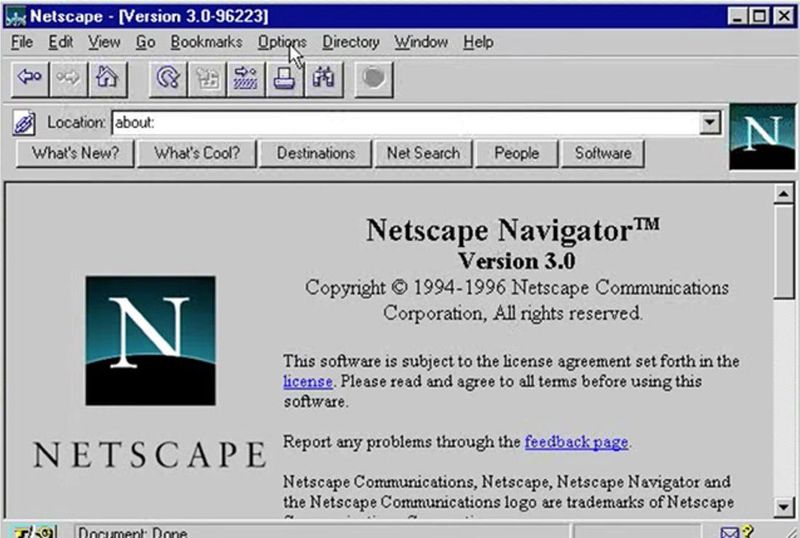 Netscape Navigator Browser