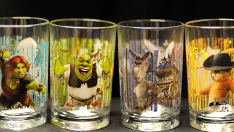 Offensive Cartoon-Themed Drinking Glasses