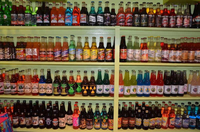 Penny Candy & Soda in Glass Bottles