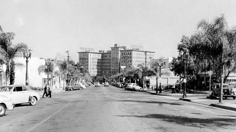 Rodeo Drive, Beverly Hills, 1960