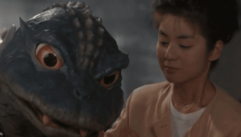 Ryoko Sano and Godzilla (1993)