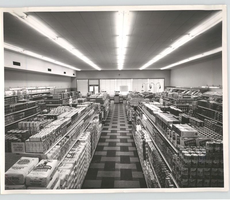 Safeway: Woman Shopping in 1964