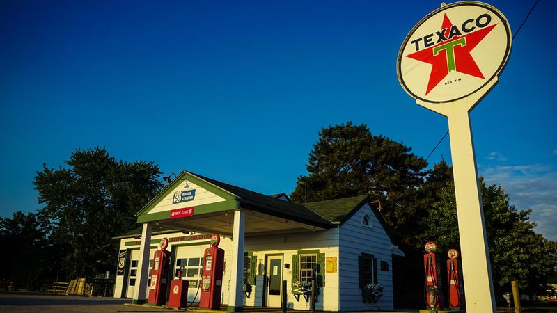 Texaco gas station