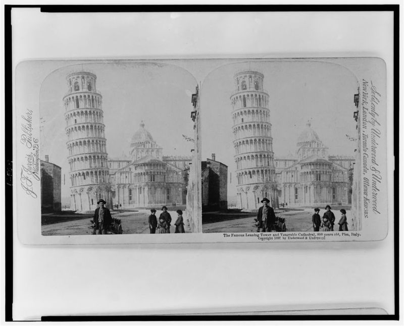 Tower of Pisa, 1898