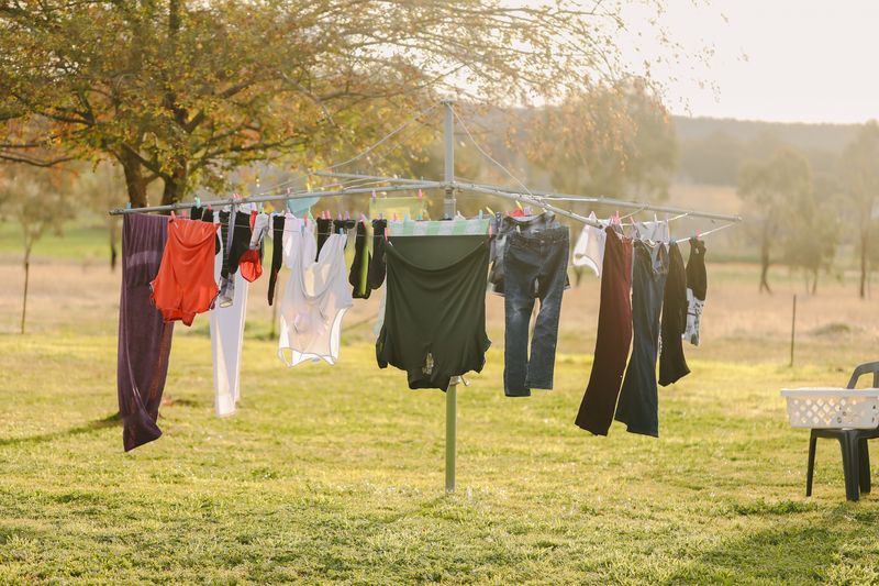 Using a Clothesline Instead of a Dryer