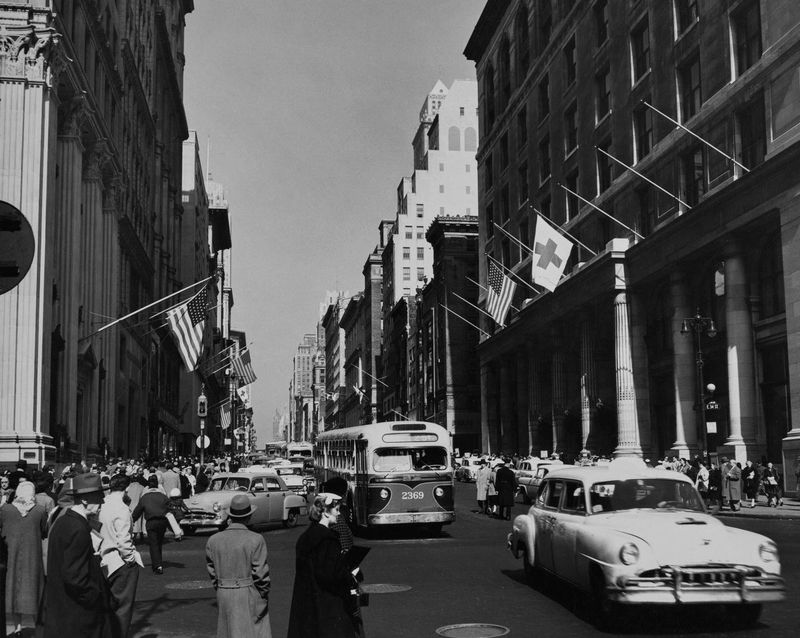 Wall Street, New York City, 1955