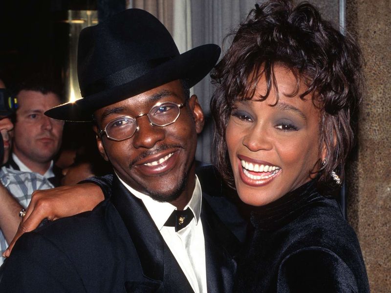 Whitney Houston and Bobby Brown