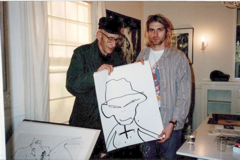 William Burroughs and Kurt Cobain (1993)