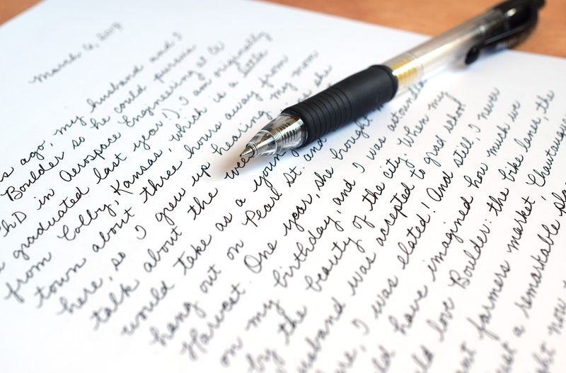 Writing in Cursive (or Just Writing by Hand at All)