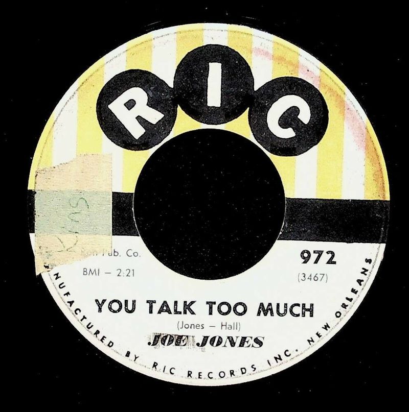 You Talk Too Much – Joe Jones (1960)